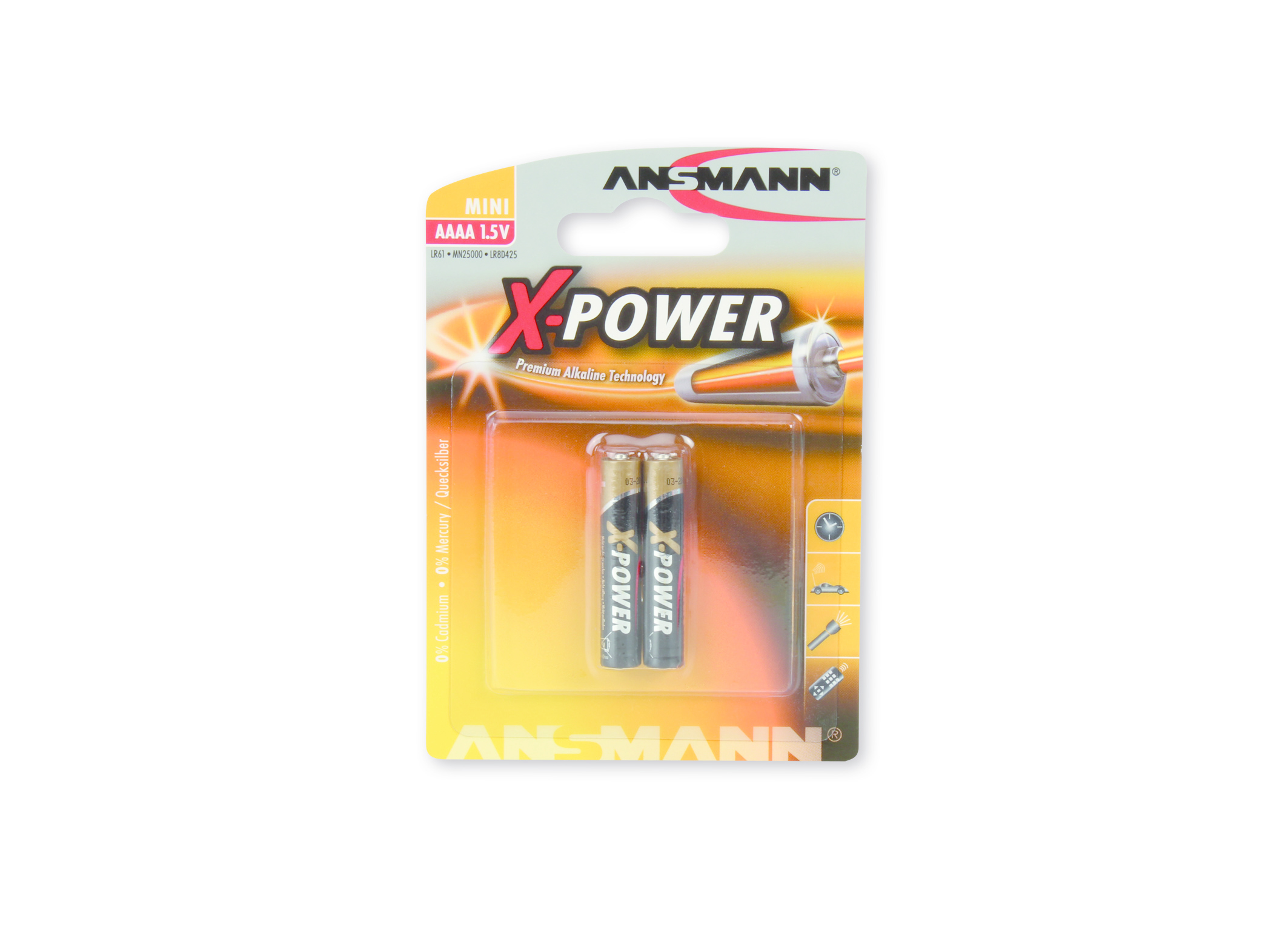 X-Power AAAA, 2er Blister Batterie