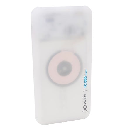 PLUS Wireless Discover, 10.000 mAh weiß Powerbank