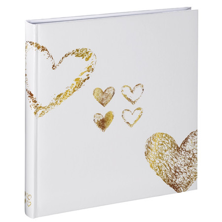 Buch-Album "Lazise", 29x32 cm, 50 weiße Seiten, gold
