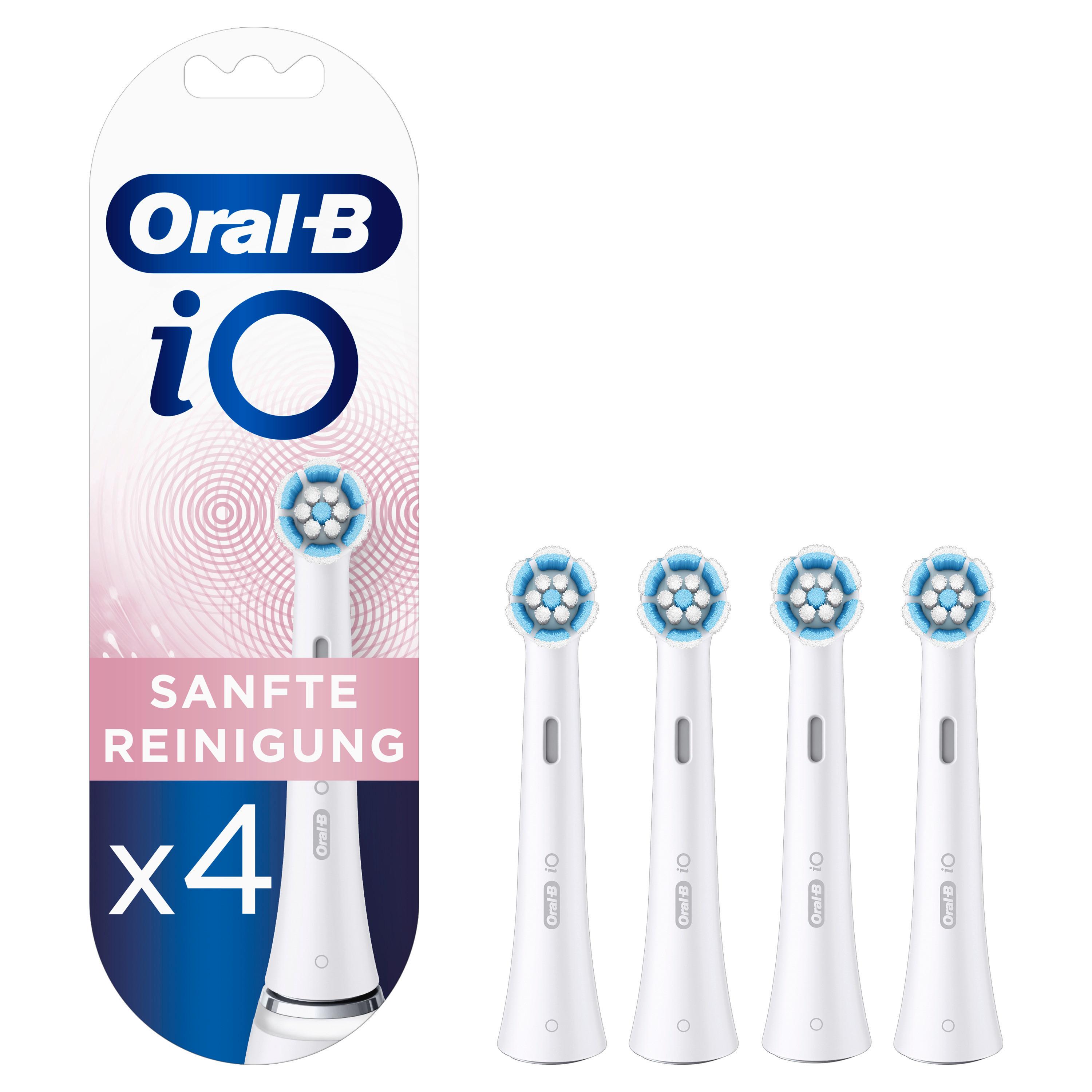 Aufsteckbürsten iO Sanfte Reinigung, 4 Stück
