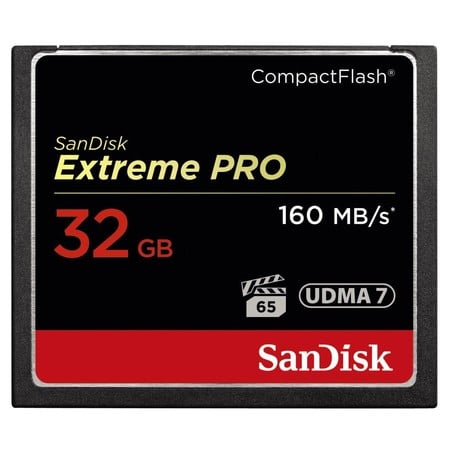 CF Extreme Pro 32 GB, 160 MB/s 