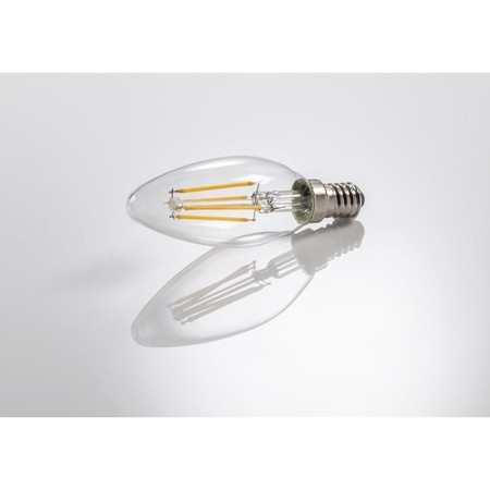 LED-Filament, E14, 470lm ersetzt 40W, Kerzenlampe, Warmweiß, 2 Stück (00112705)