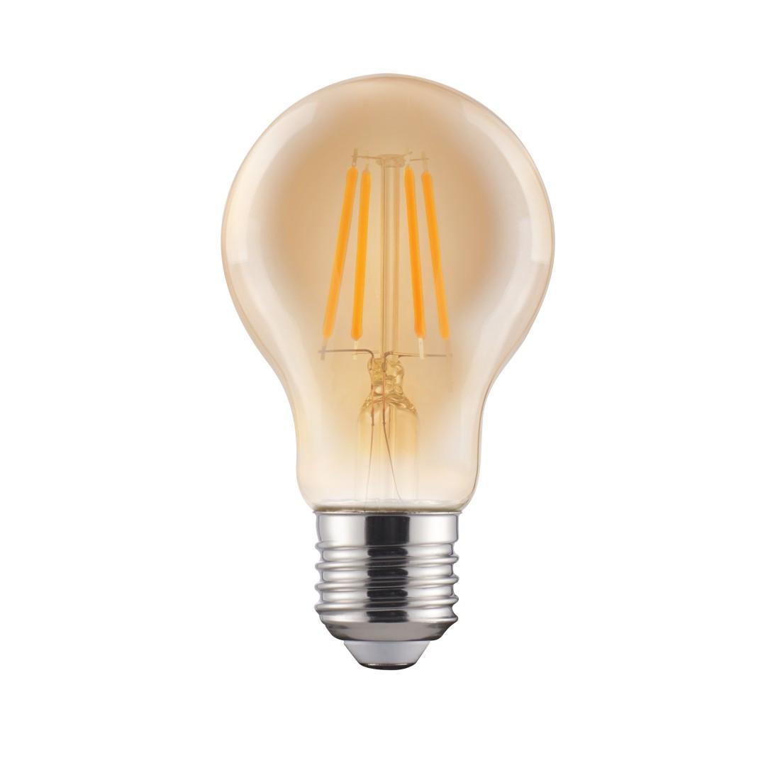 LED -Filament, E27, 400lm 4W, Vintage-Lampe Glühlampe, Warmweiß (00112912)