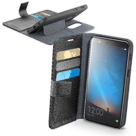 BOOK AGENDA, Buchklapptasche mit Standfunktion + Kartenfach für Mate 10 Lite und Nova 2i
