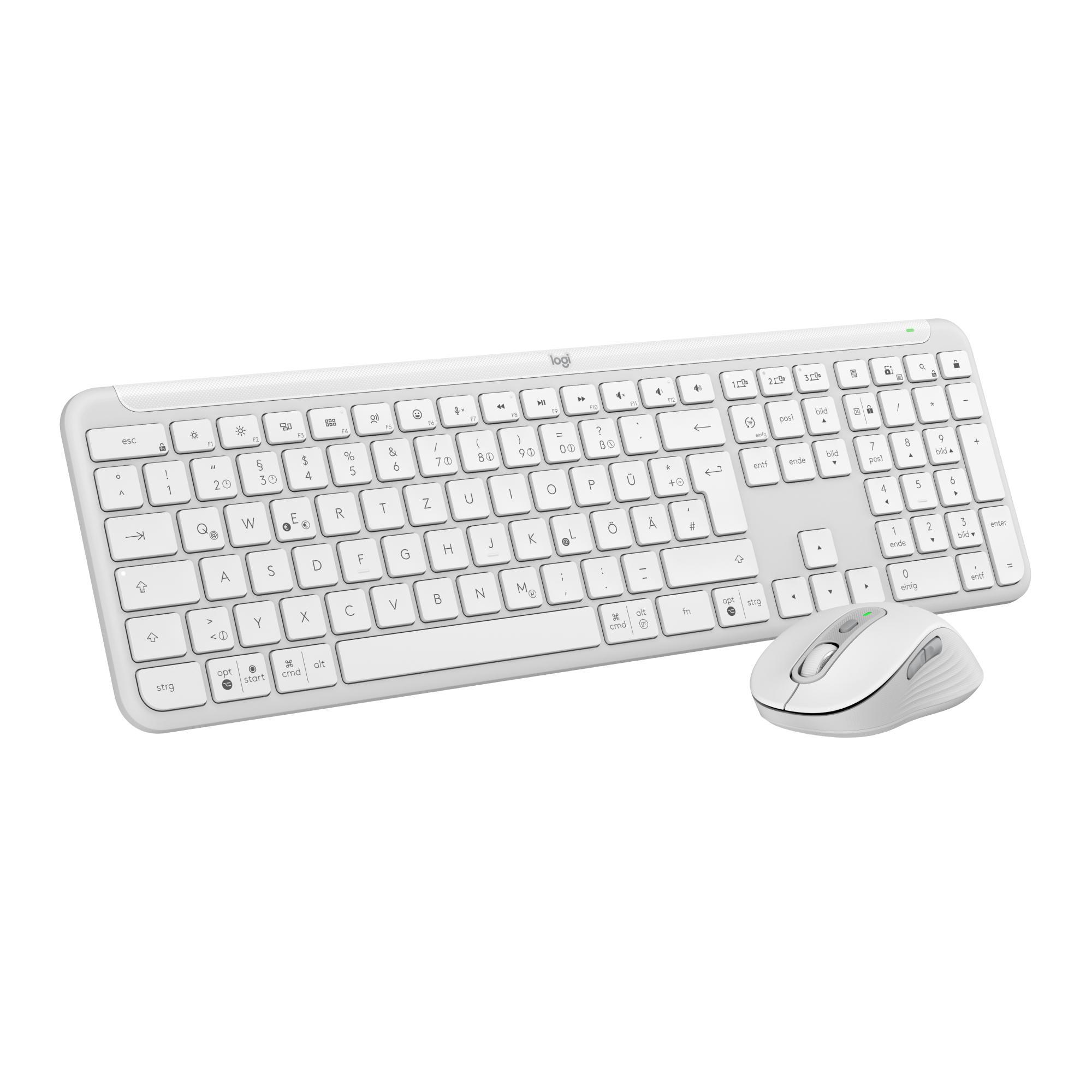 MK950 Signature Slim Wireless Tastatur, Offwhite