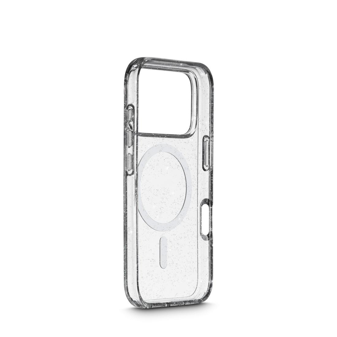 Cover "Mag Glitter" für Apple iPhone 17 Pro, Transparent (00019434)