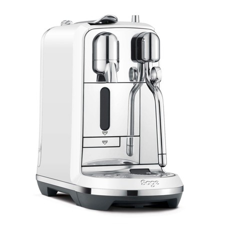 the Creatista SNE800SST2 perlweiß Nespresso-Kapselmaschine