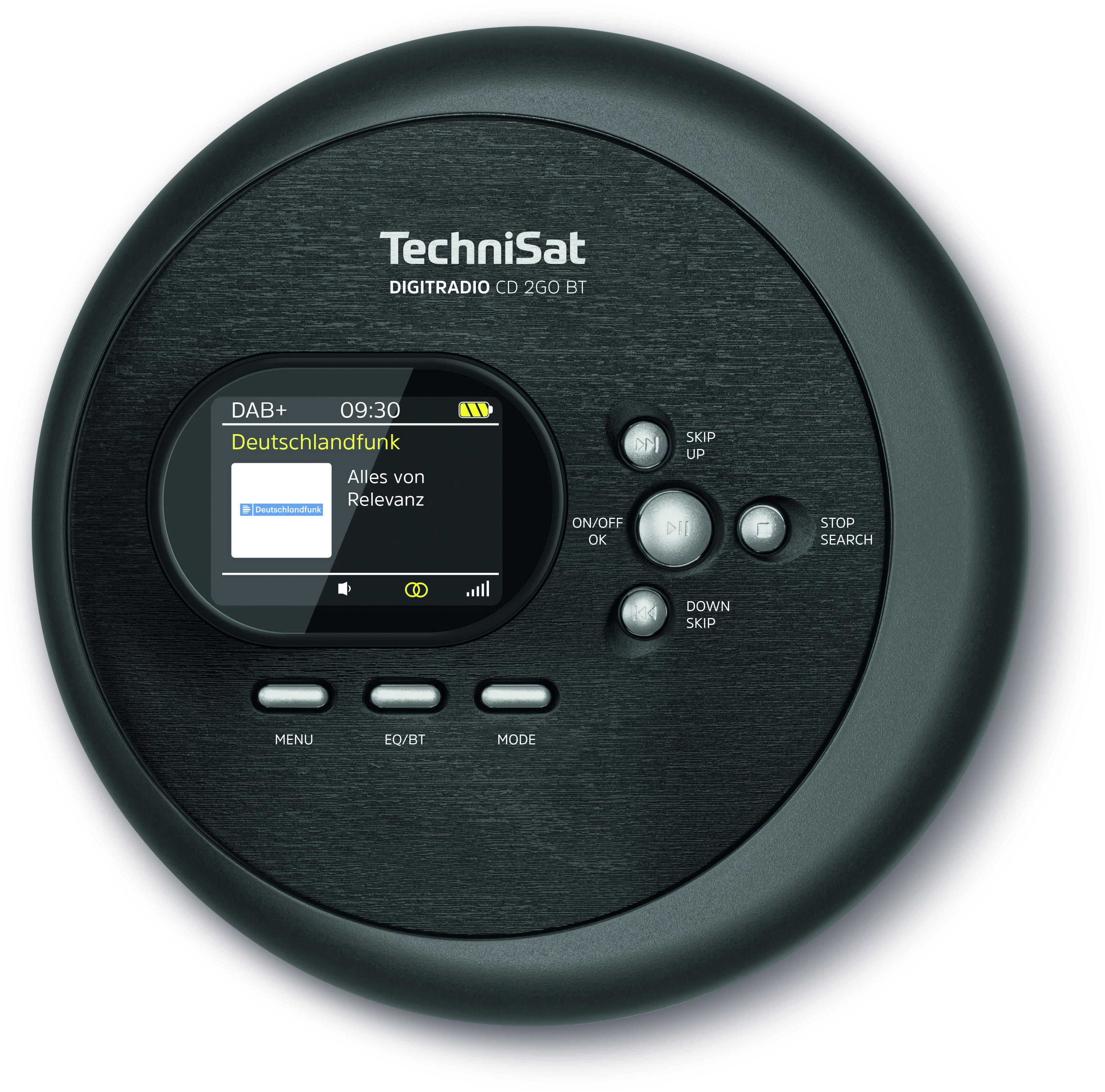 DIGITRADIO CD 2GO BT schwarz Disc-Man