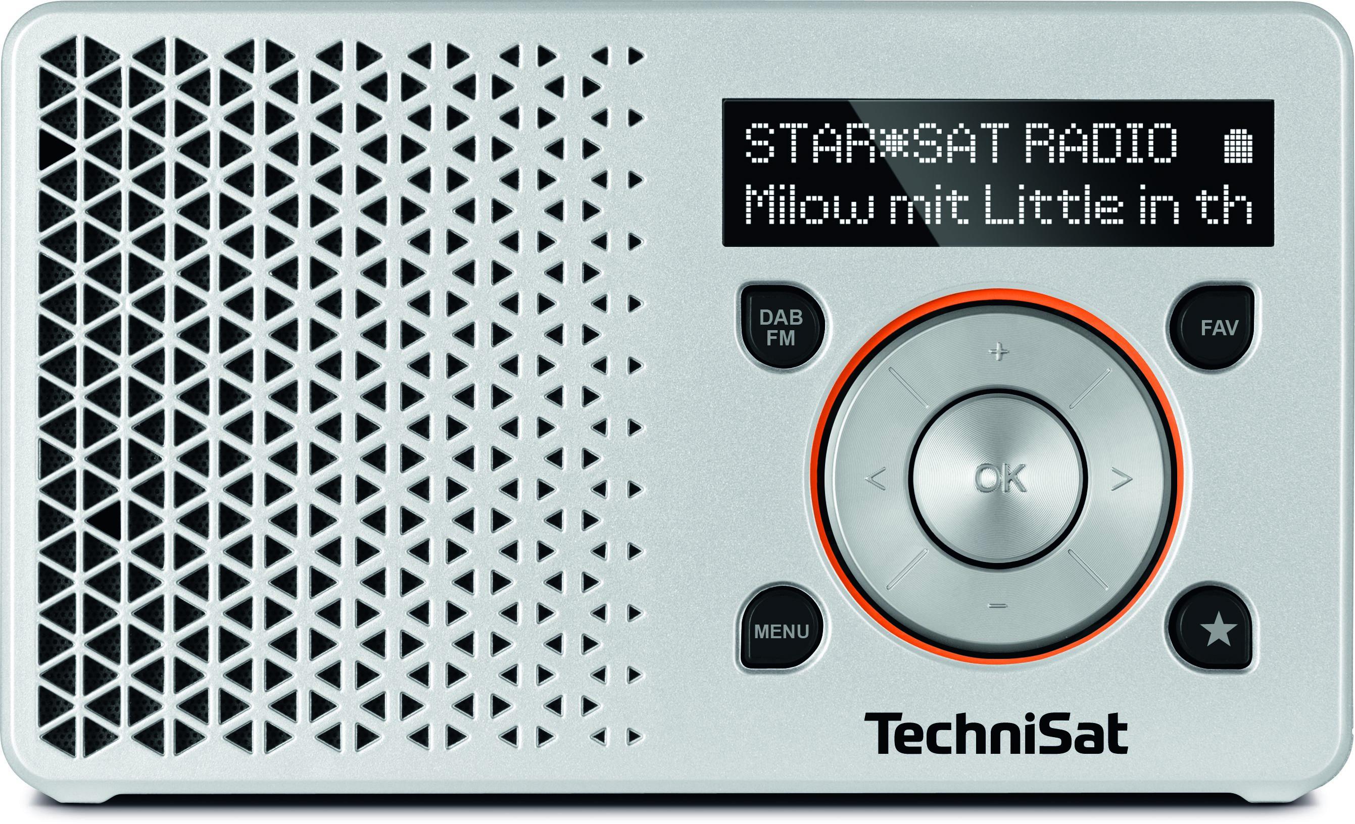 DIGITRADIO 1 silber/orange DAB Radio