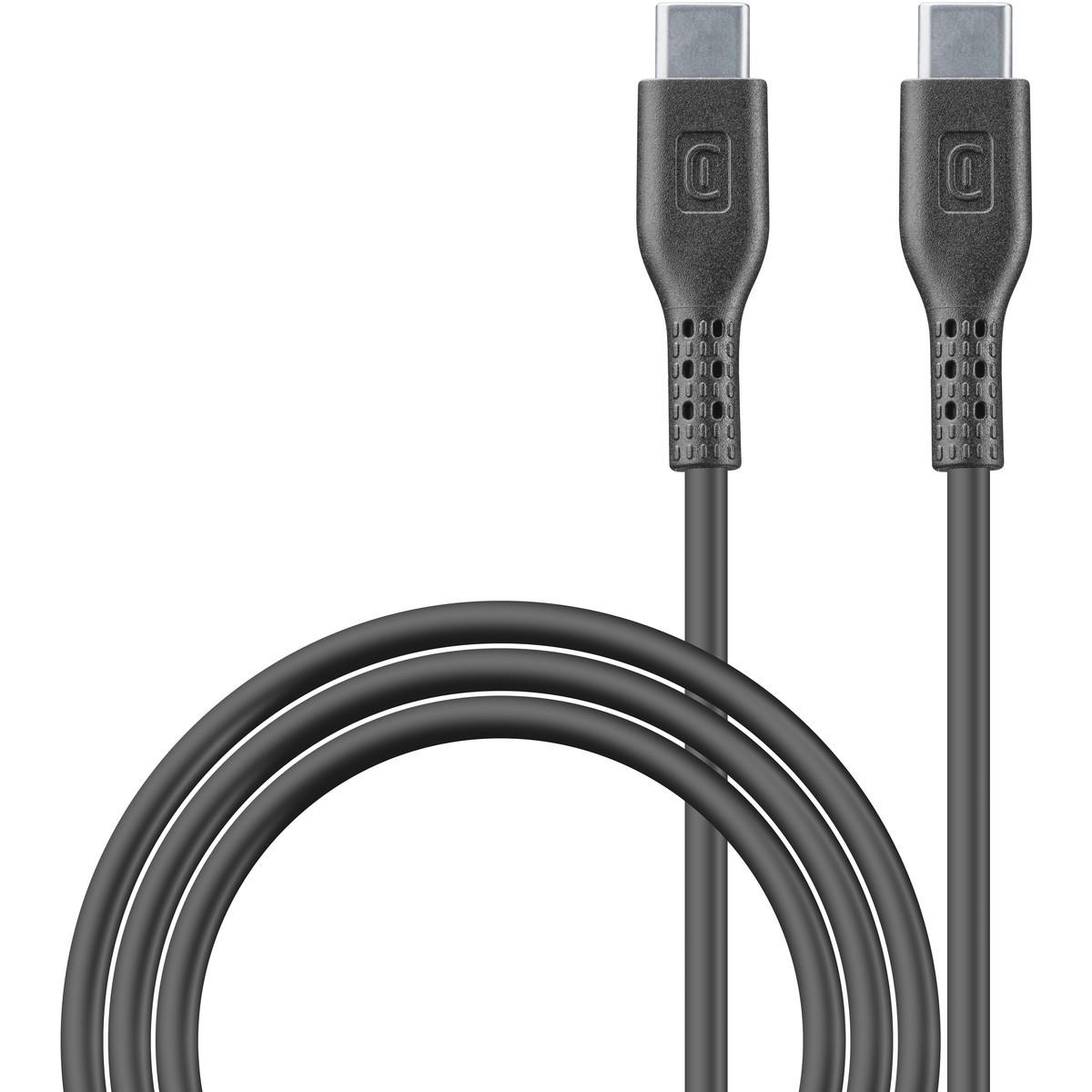 5A 100W Fast Charging Cable 2m USB Typ-C/ Typ-C Black (61282)