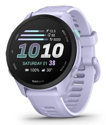  Forerunner 70 Cool Lavender/Schwarz mit  Schnellwechsel-Silikon-Armband 20 mm Smartwatch