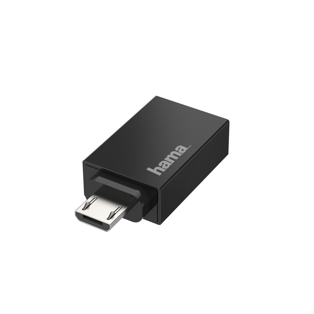 USB-OTG-Adapter, Micro-USB-Stecker - USB-Buchse, USB 2.0, 480 Mbit/s (00200307)