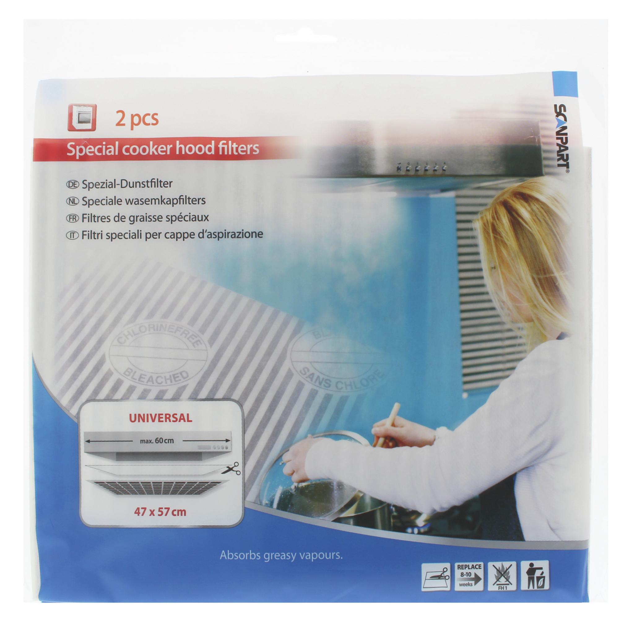 Dunstfilter Set 47x57cm flach