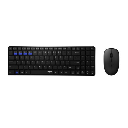 Kabelloses ultraflaches Multi-Mode-Deskset "9300M", Schwarz