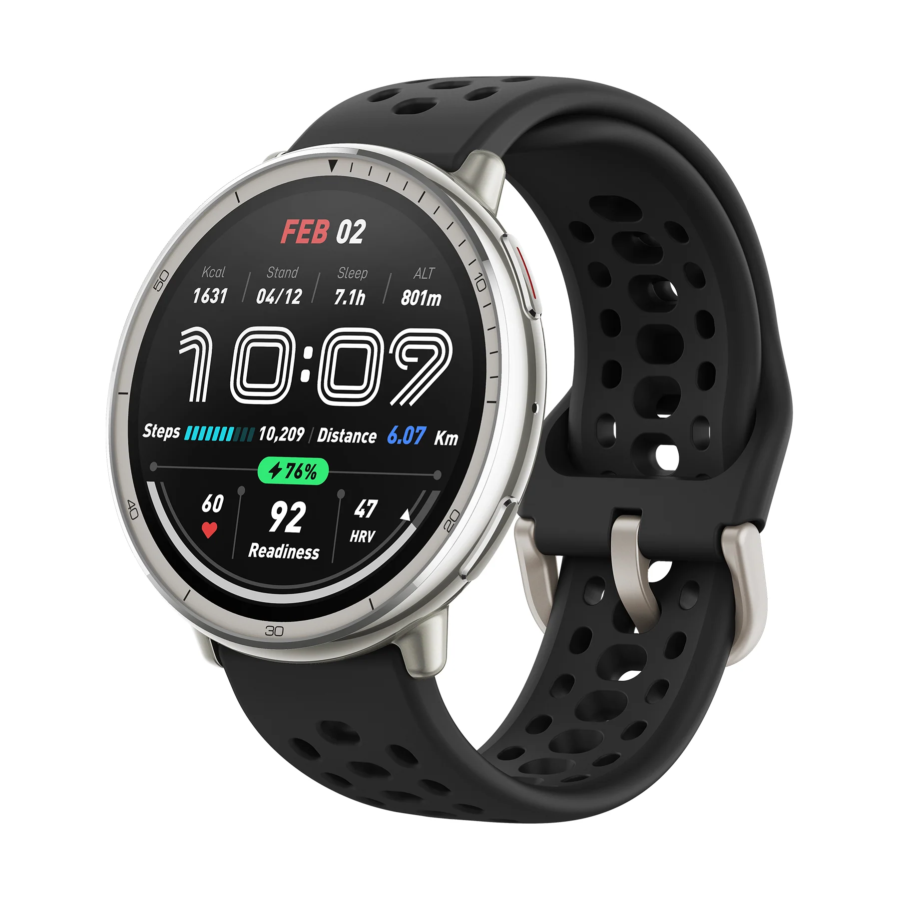 Active 2, Schwarz Smartwatch