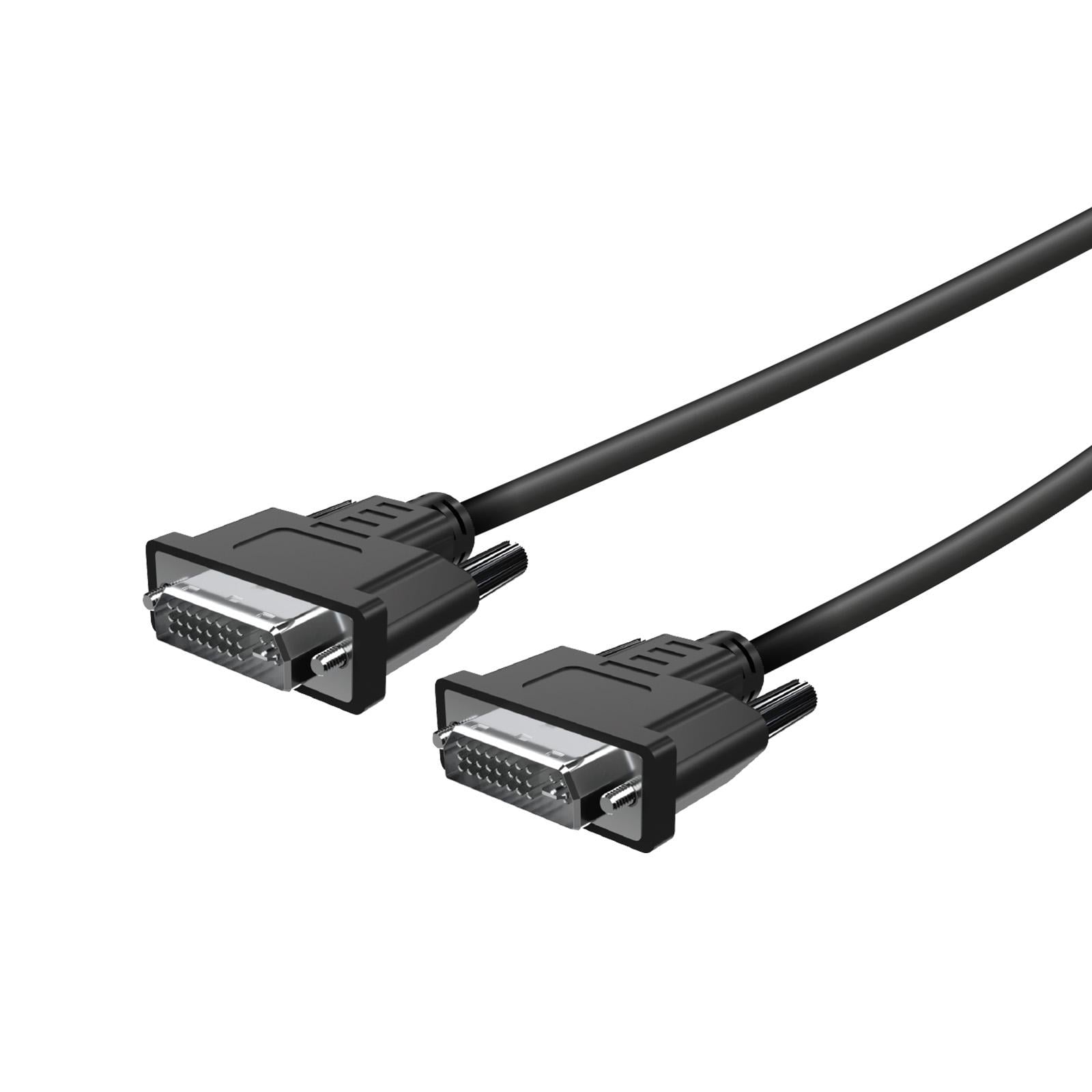 DVI-I-Kabel, 1,5 m, High Speed für Monitore und Projektoren, schwarz