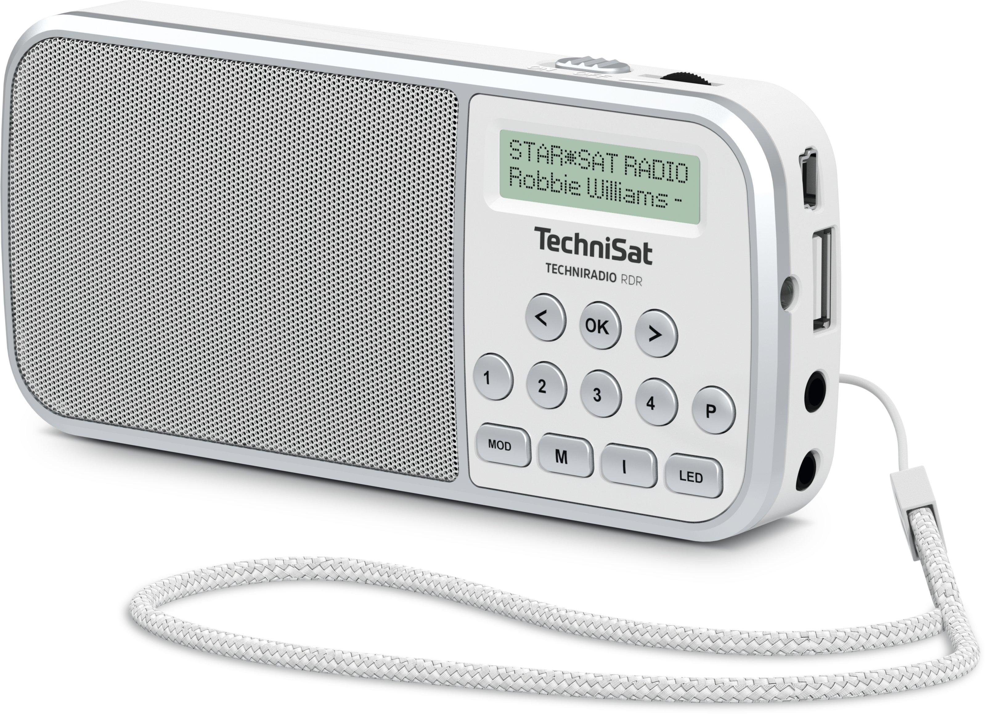 Techniradio RDR weiß Taschenradio