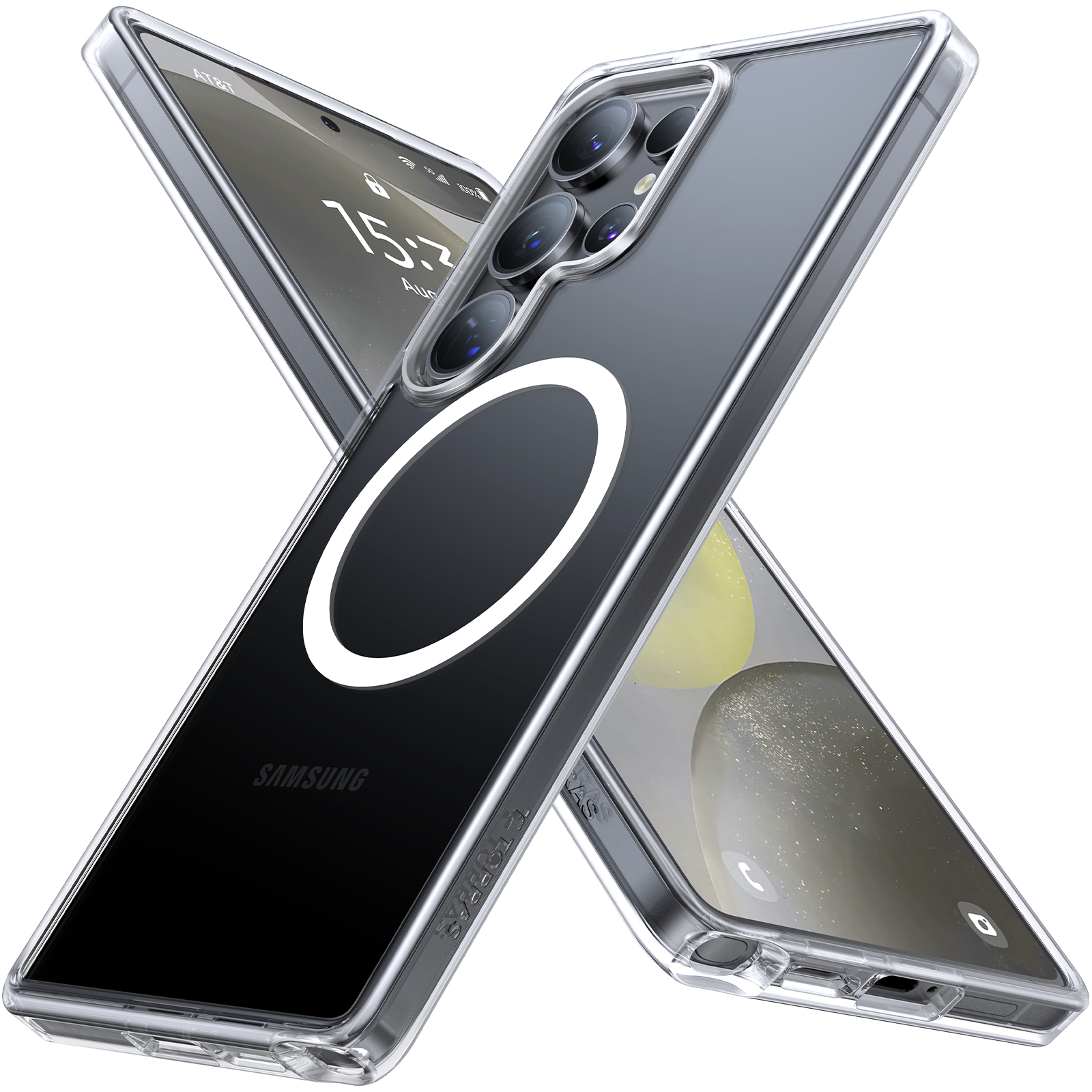 Guardian Magnetic Series für S25 Ultra Clear Handyhülle