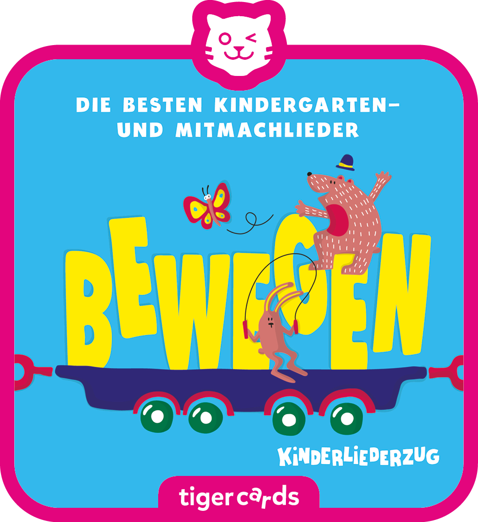 tigercard Kinderliederzug – Folge 1: Die besten Kindergarten- und Mitmachlieder – Bewegen