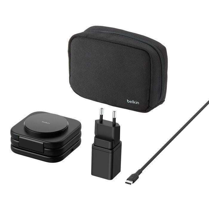 Magnetische kabellose 3-in-1-Reiseladestation mit Qi2 (15 W)