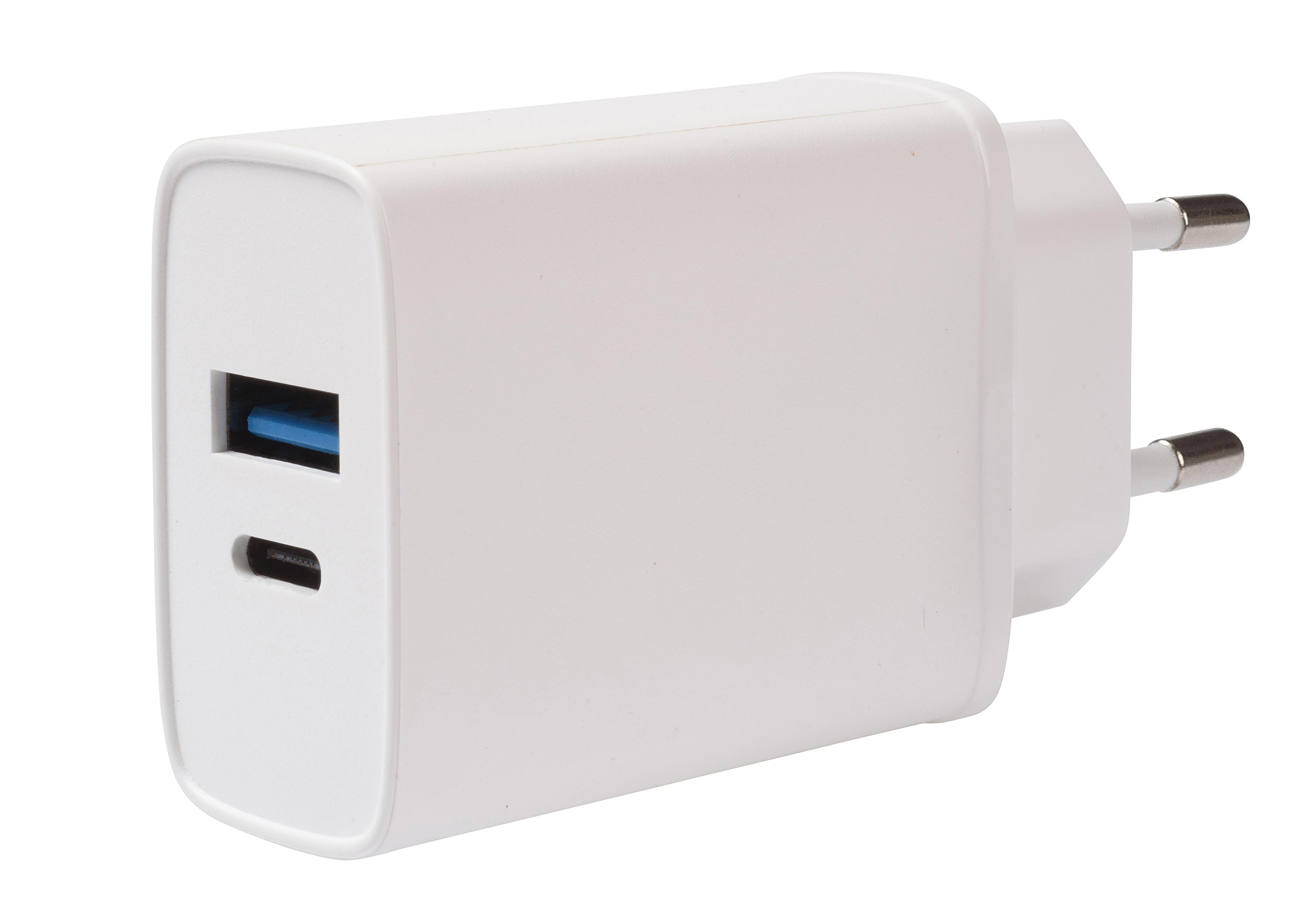 Super Fast Charger, Power Delivery 3.0, Dual Schnellladegerät mit 2 USB Ports, 20W (62401)