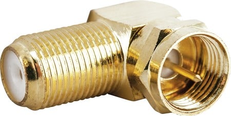 F-Winkeladapter GOWAD8321 - F-Stecker > F-Buchse