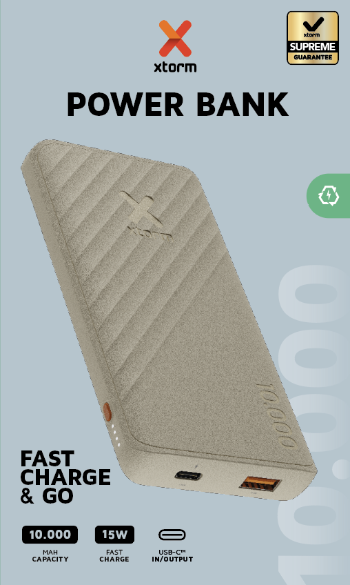 15W Fast Charge Go2 Powerbank 10.000mAh (64136)