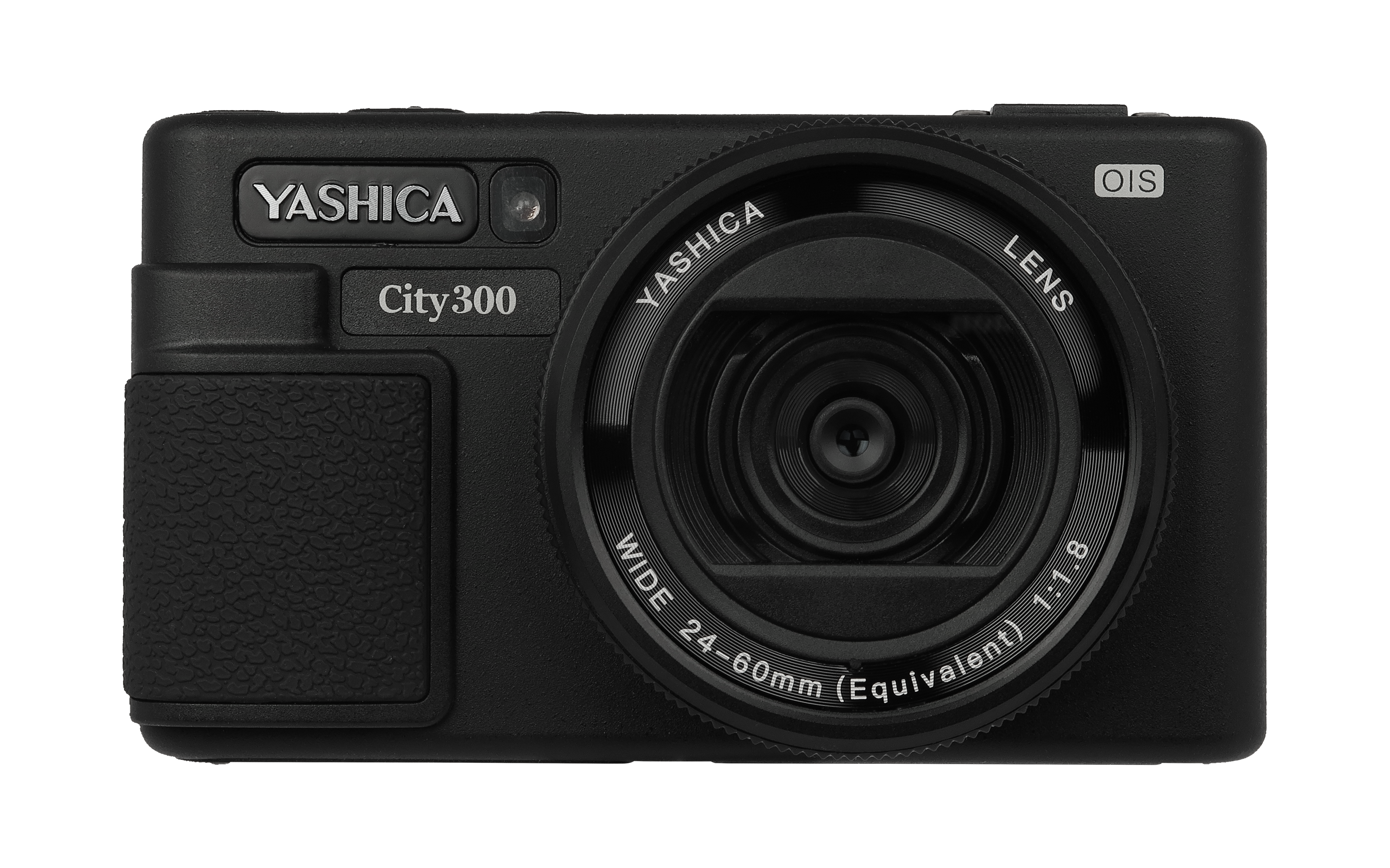 City 300 schwarz inkl. QuickFlash Mini Camera Flash Kompaktkamera