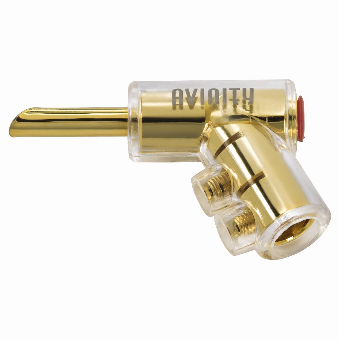Bananenstecker "BC-116", vergoldet, 4er-Set mit Innensechskantschlüssel (00107743)