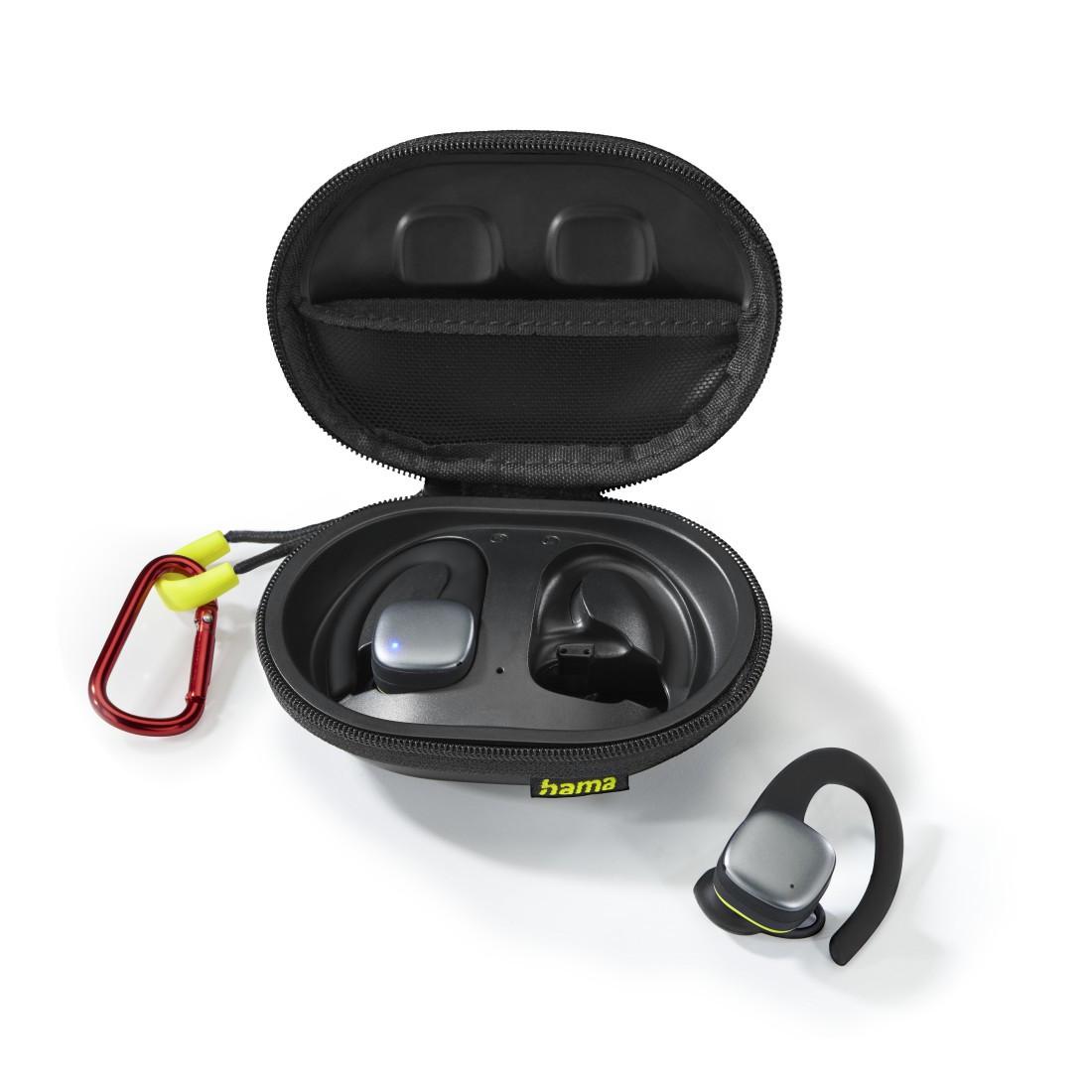 Bluetooth®-Kopfhörer "Spirit Athletics", True Wireless, Ohrbügel, Schw/Gelb (00184113)
