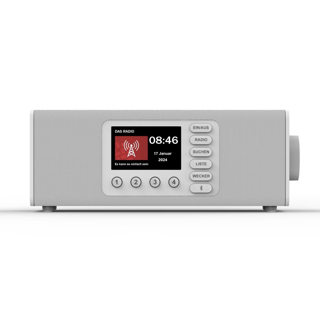 Digitalradio "DR2002BT", FM/DAB/DAB+/Bluetooth® RX, Radiowecker, Stereo, WS (00054299)