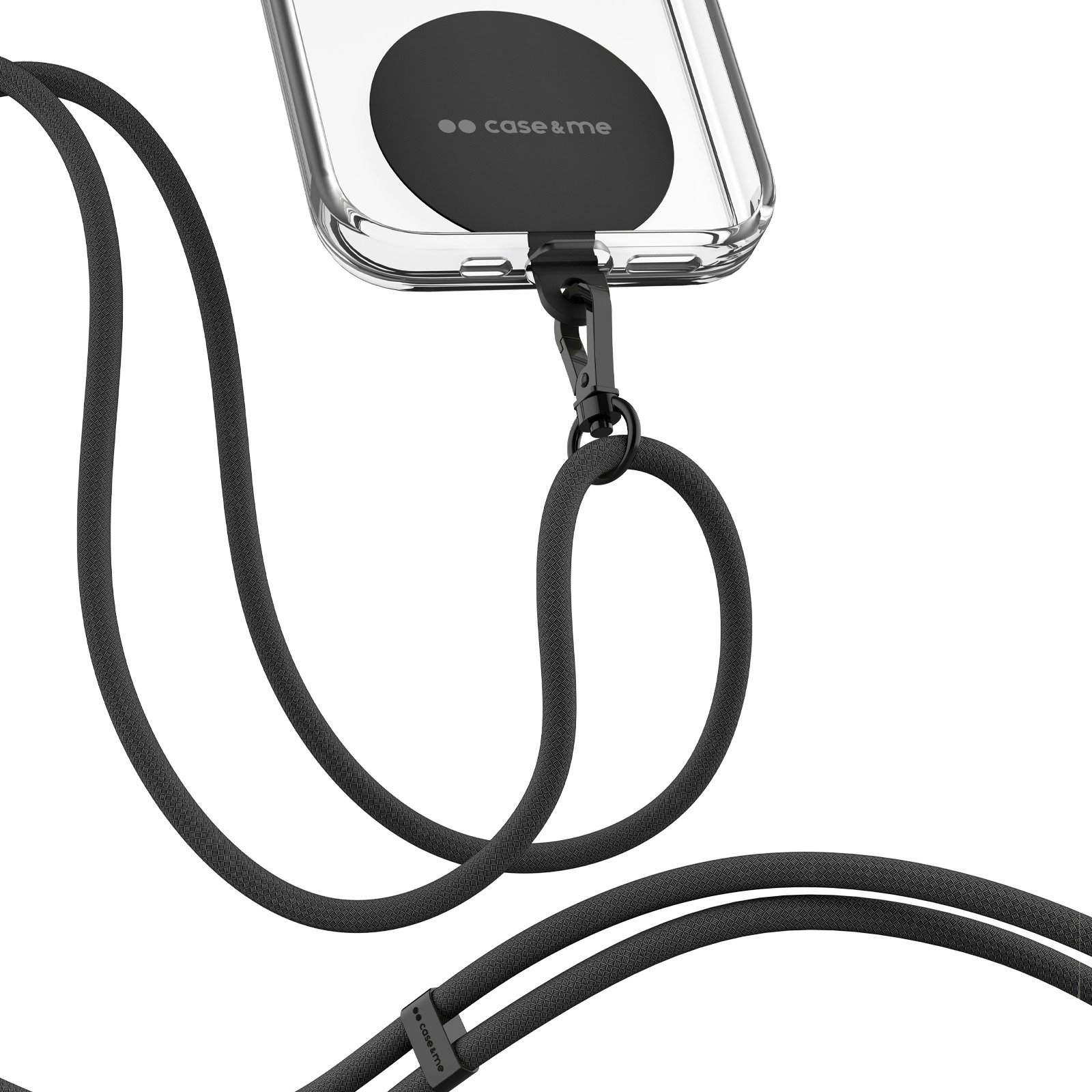 Simply Lace – Universal-Handyband mit Plättchen, Schwarz