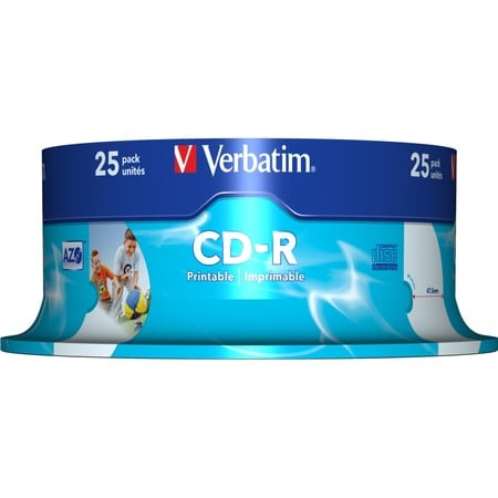 CD-R 700MB 52X Printable 25er-Pack CD-Rohlinge