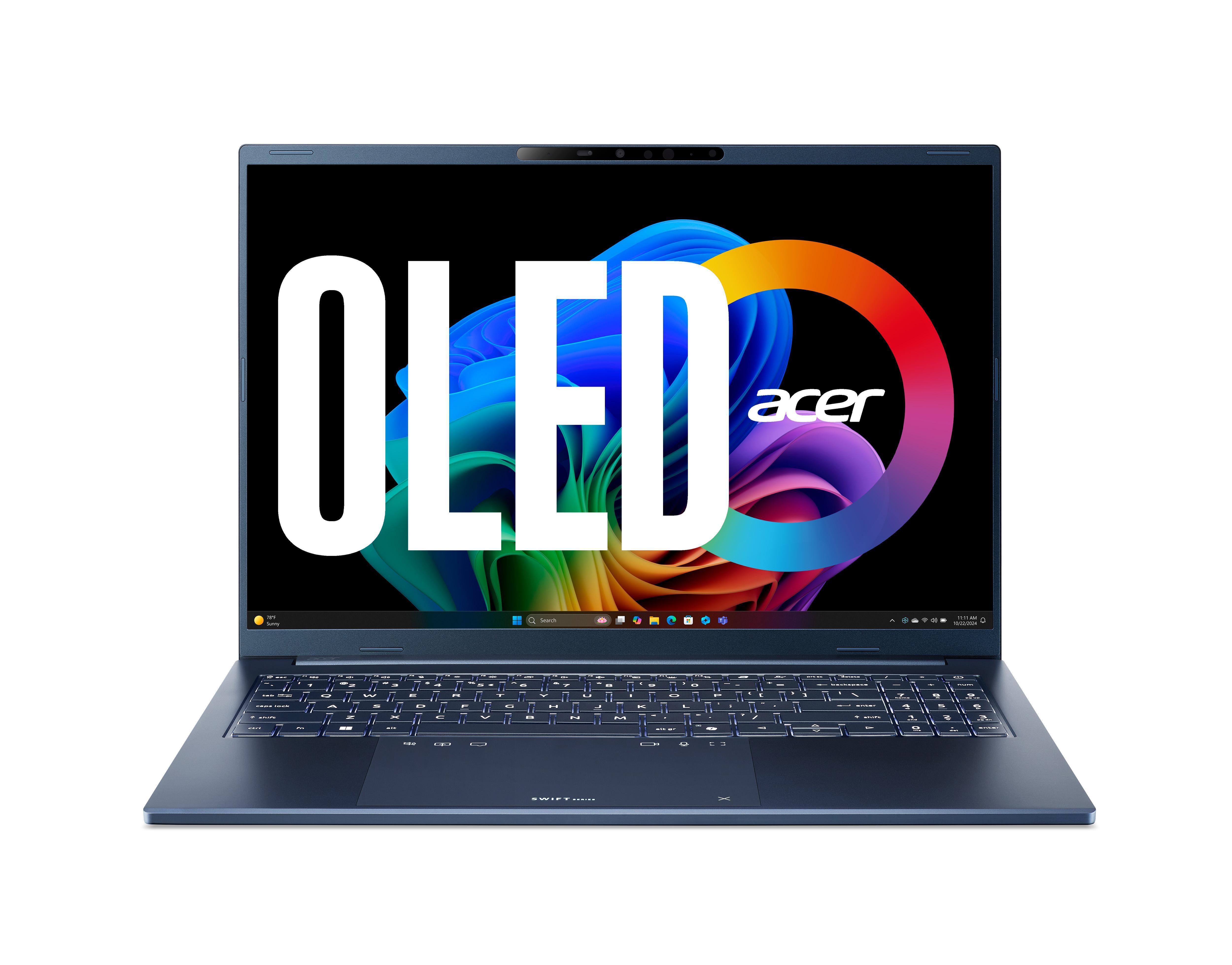 Swift Go 16 AI SFG16-A71-R505, Steam Blue, 16 Zoll, WUXGA, AMD Ryzen AI 9 465, 16 GB, 512 GB Notebook