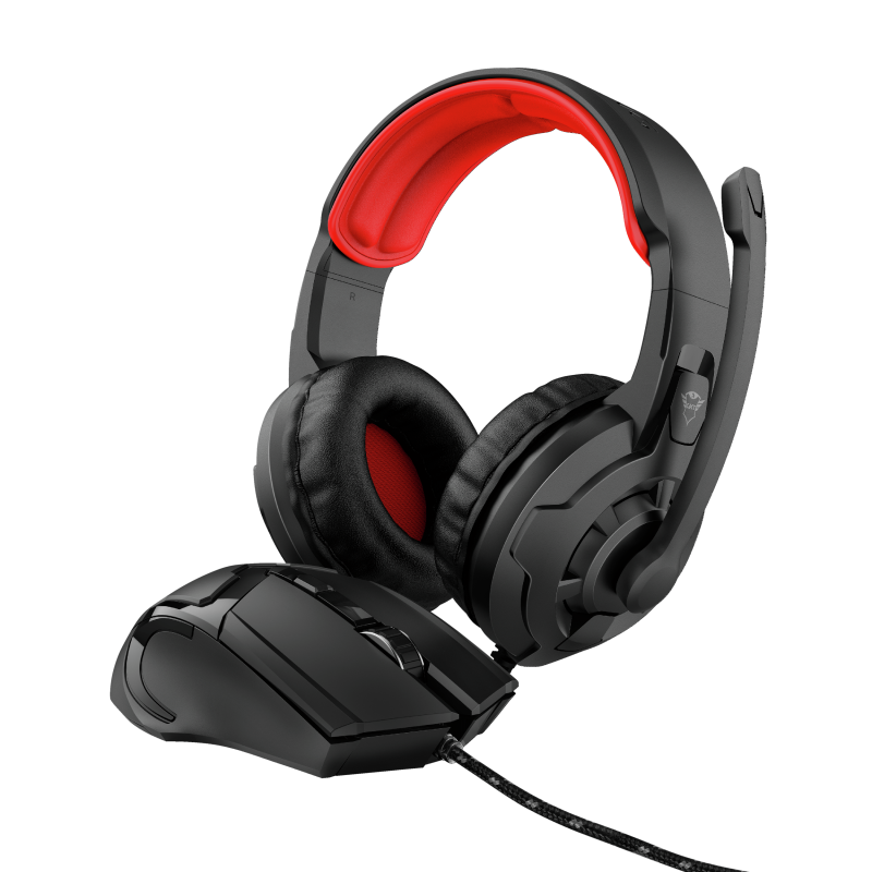 GXT 785 Ravius, Headset und Maus Bundle (24487), Schwarz