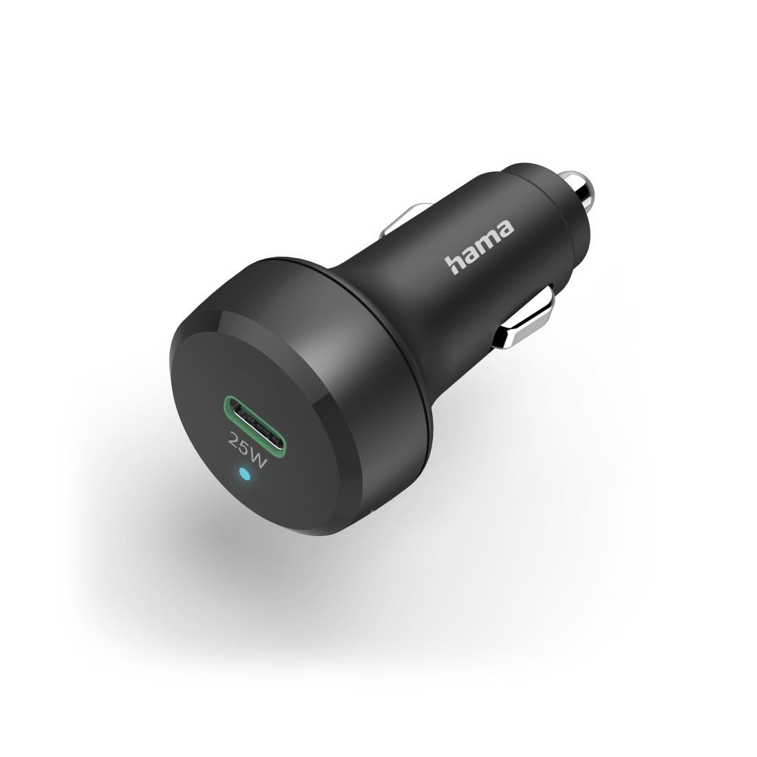 Auto-Schnellladegerät, USB-C, PD, 25 W, Schwarz (00201638)