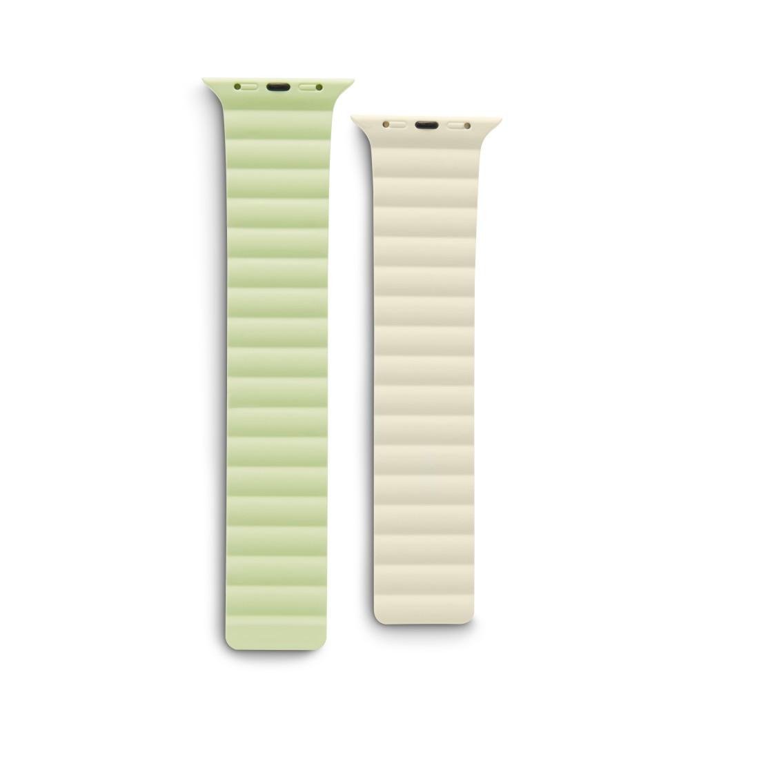 Magnetarmband "Fantastic Feel" für Apple Watch 38/40/41mm, Grün/Beige (00136839)