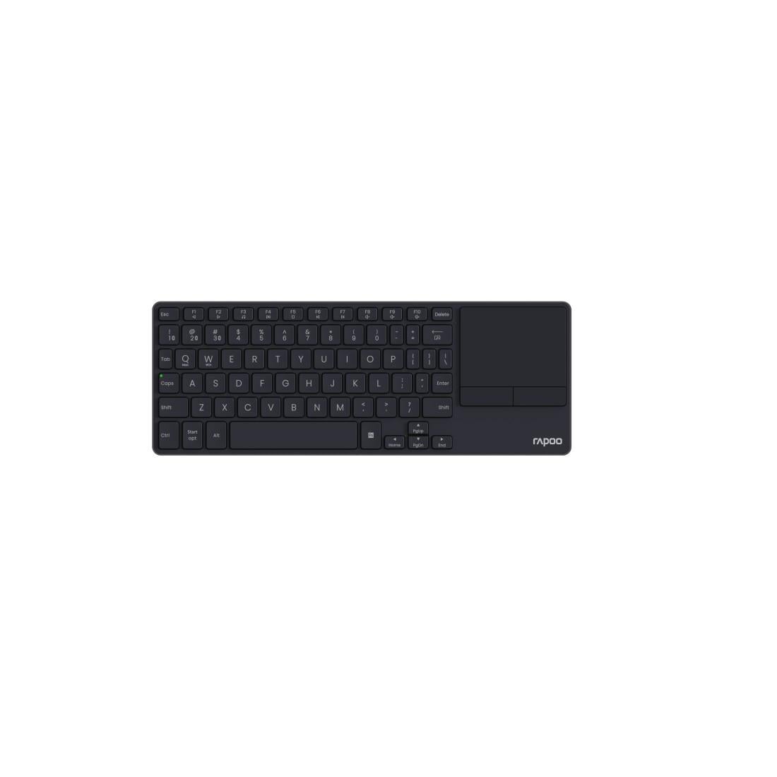 Multi mode Tastatur mit Touchpad "E2810M", Dunkelgrau, QWERTZ Tastatur