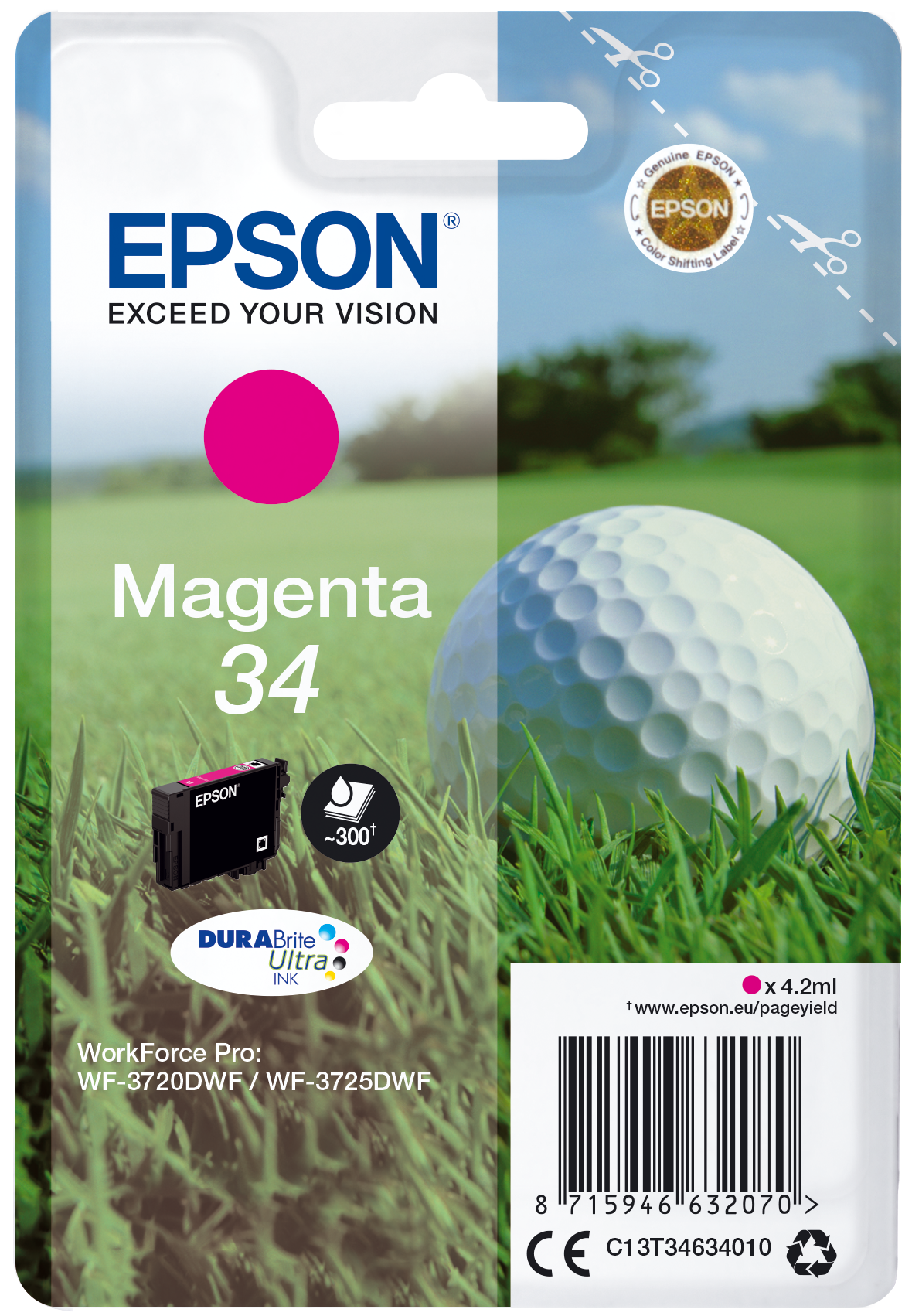 C13T34634010 Golfball magenta Druckerpatrone