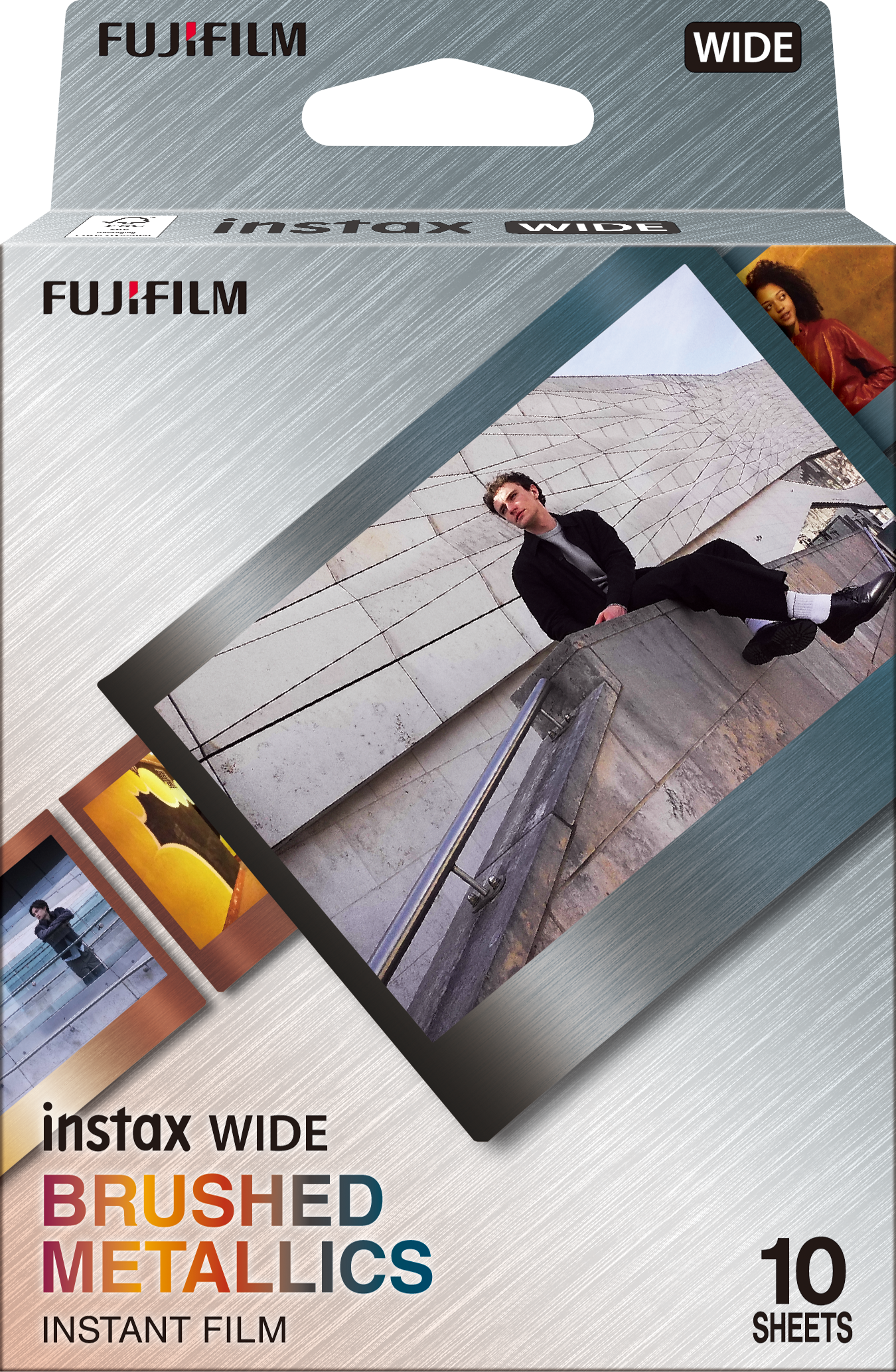 instax WIDE Brushed Metal WW 1 Sofortbildkamera-Filme
