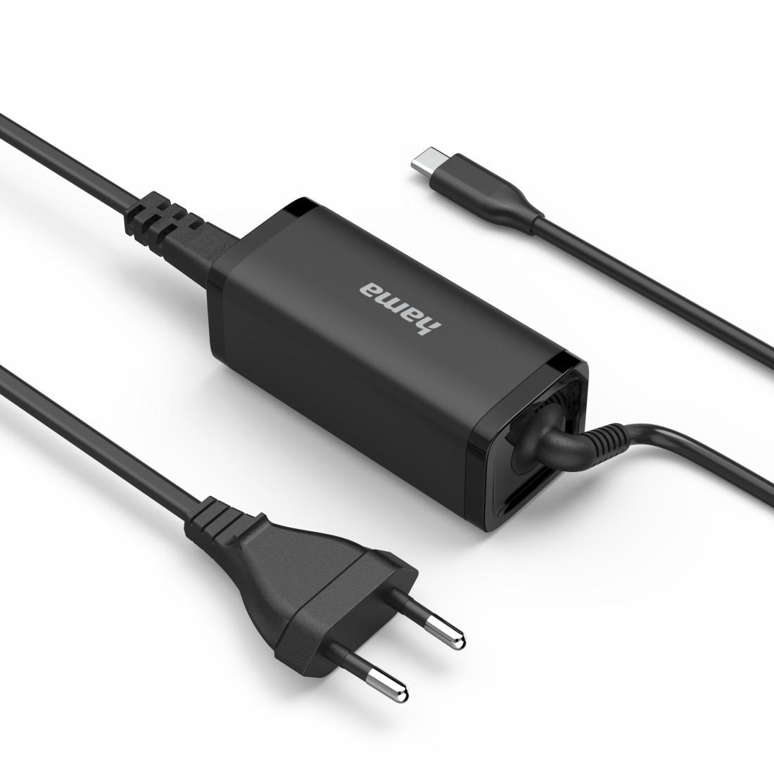 Universal-USB-C-Notebook-Netzteil, GaN, Power Delivery (PD), 5-20V/65W (00200023)