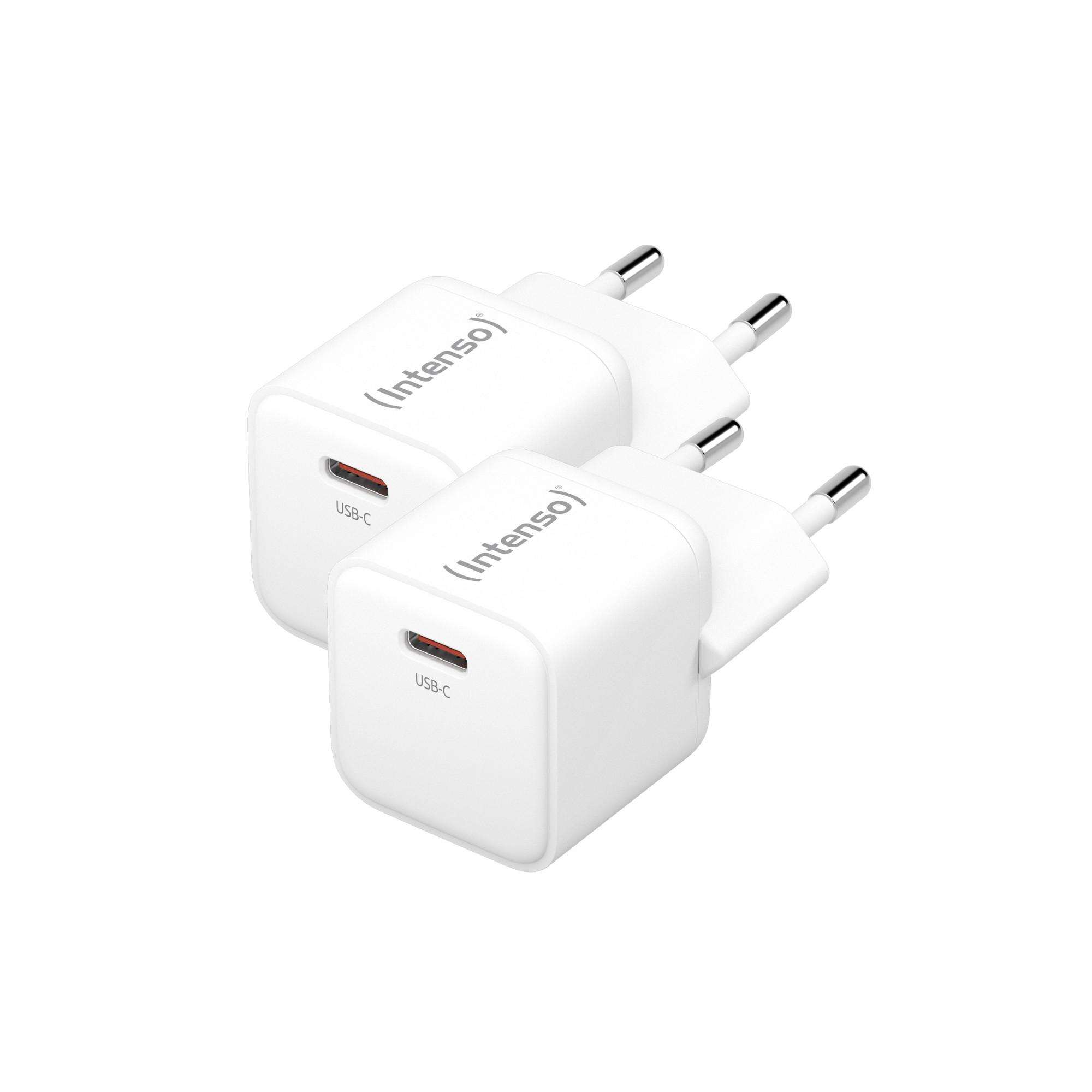 Power Adapter W30C GaN 30 W, USB-C, Doppelpack, Weiß