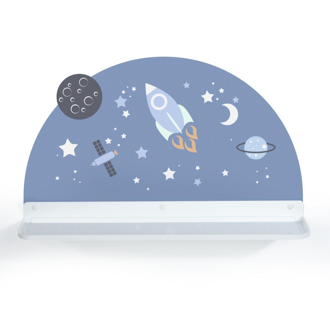 Regal für Hörspielbox, Hörspielfiguren (z.B. Tonie®), magnetisch, Weiß (00132431)