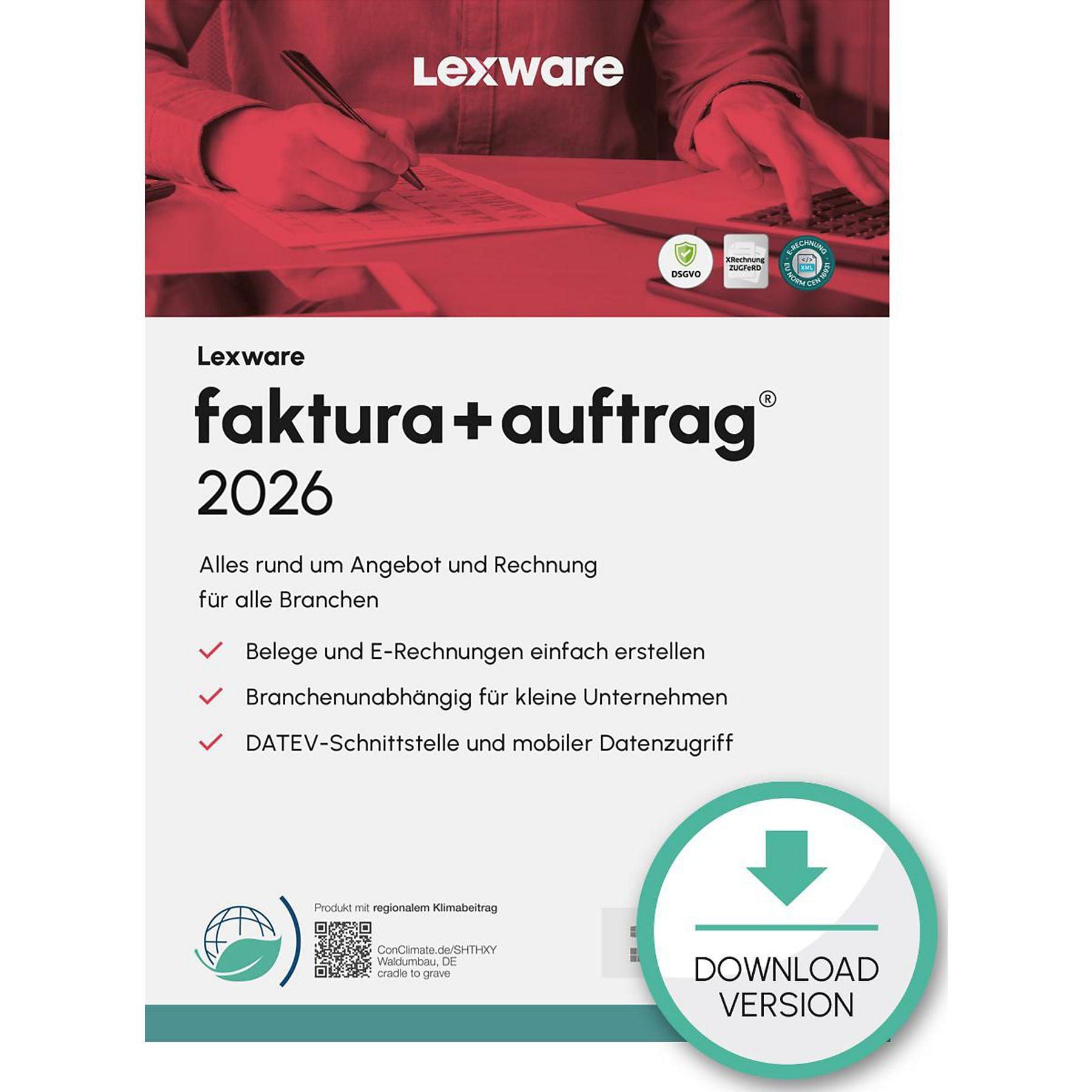 Faktura + Auftrag 2026 Jahresversion (365 Tage)