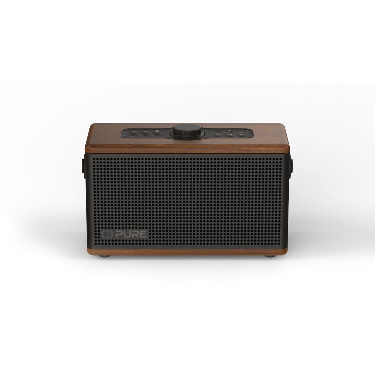 Classic Aura Kaffee Braun/Walnuss Bluetooth-Lautsprecher