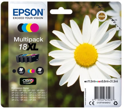 Tintenpatrone C13T18164012 XL Gänseblume MultiPack