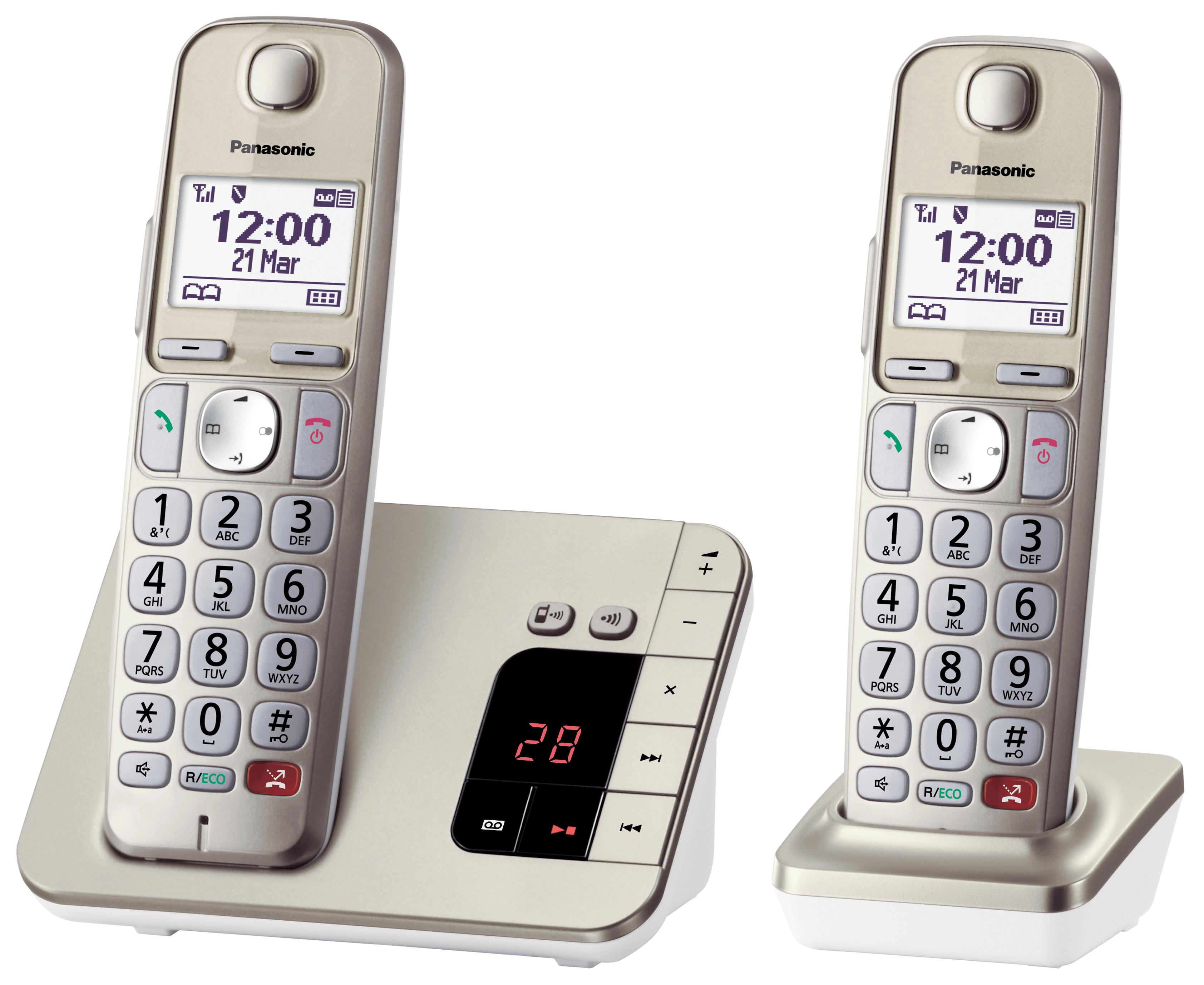 KX-TGE262GN champagner Schnurloses Telefon