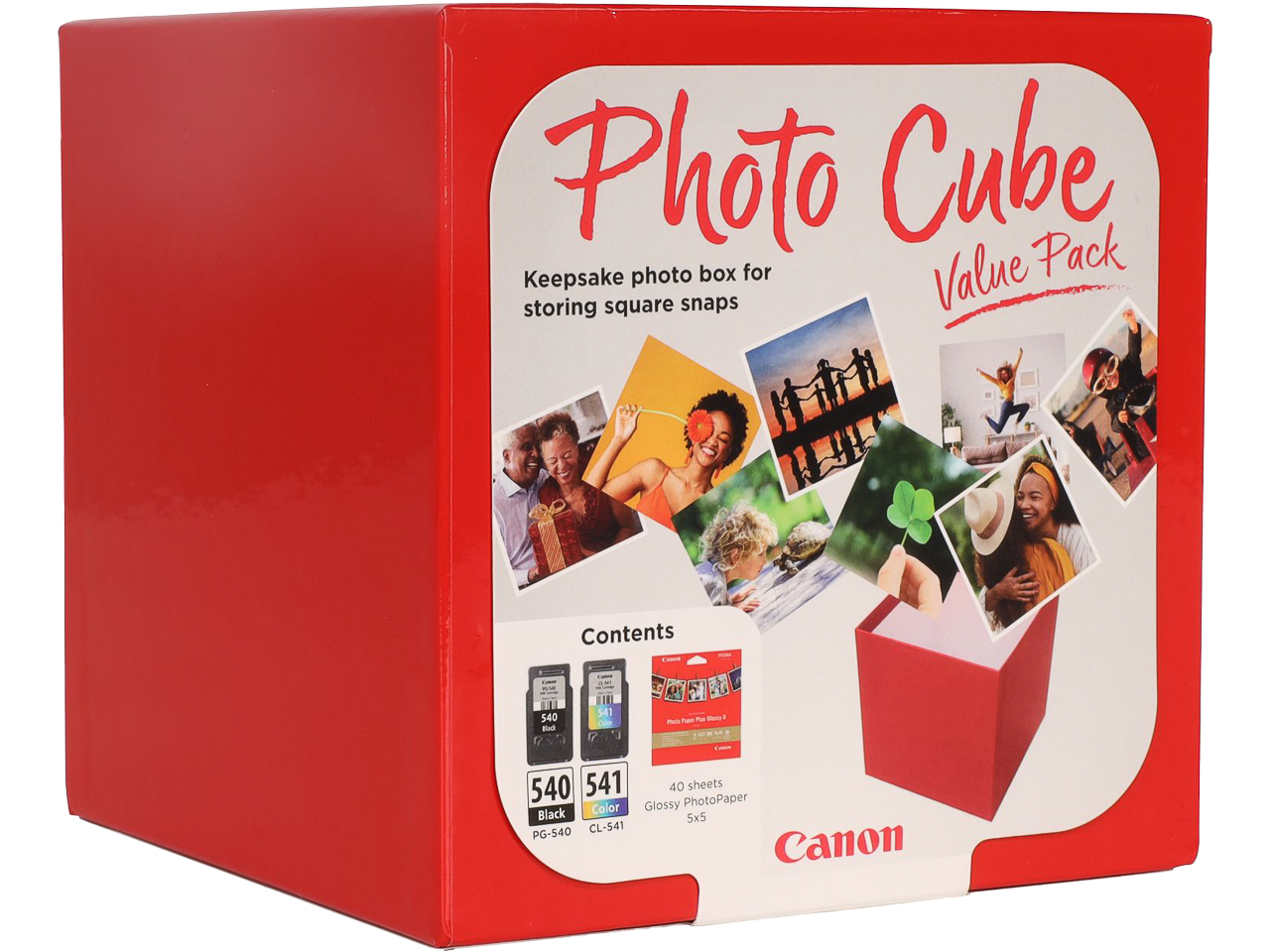 PG-540/CL-541+PP-201 Photo Cube, Tinte+Fototpapier (2) BLK-COL (5225B012)