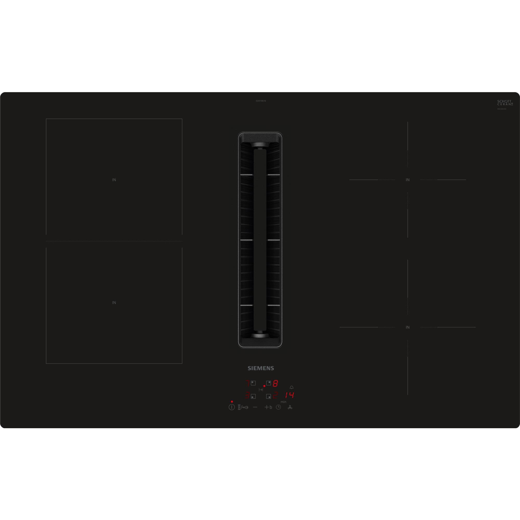 Induktionskochfeld mit Dunstabzug ED811BS16E