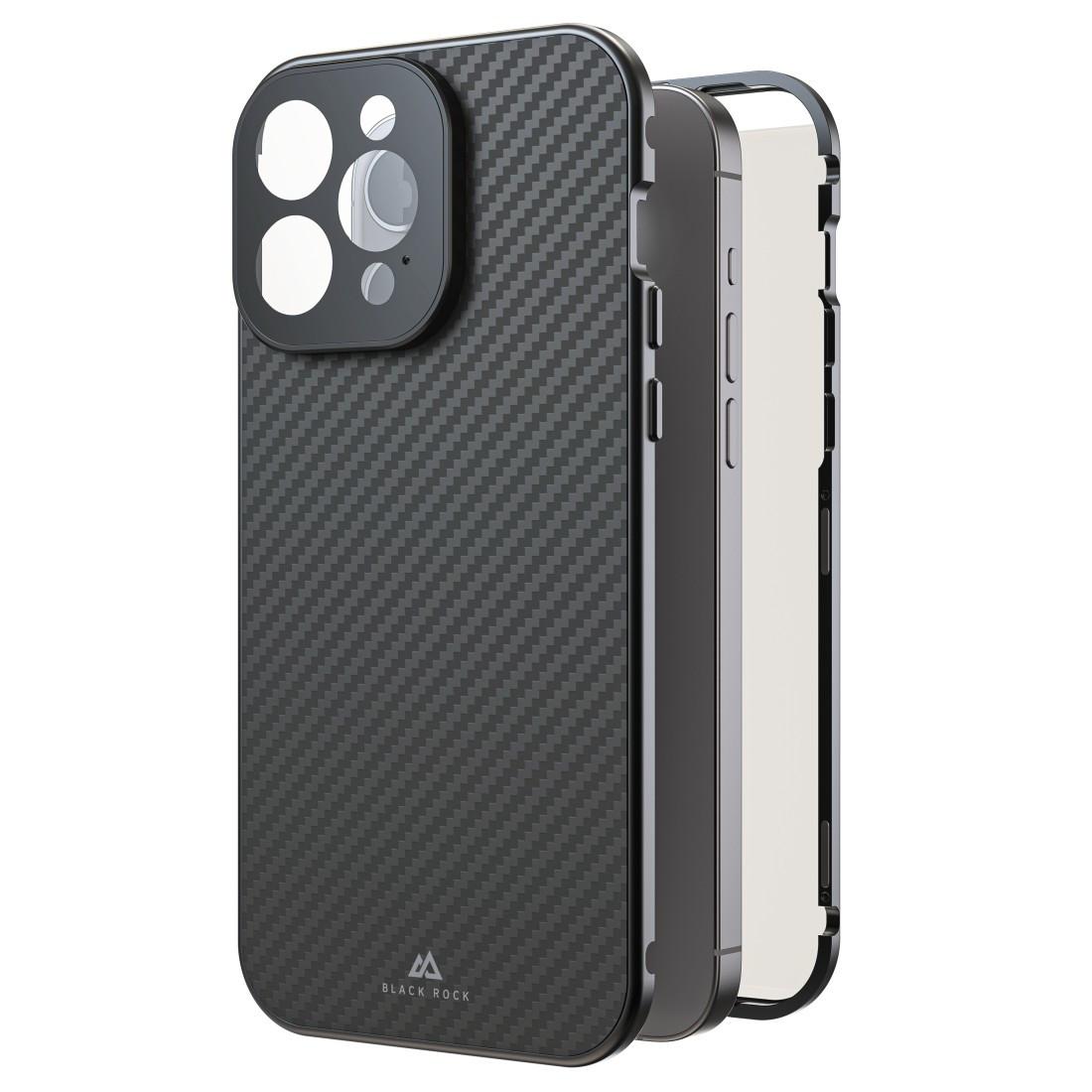 Cover "360° Glass" für Apple iPhone 15 Pro Max, Real Carbon (00221284) Handyhülle